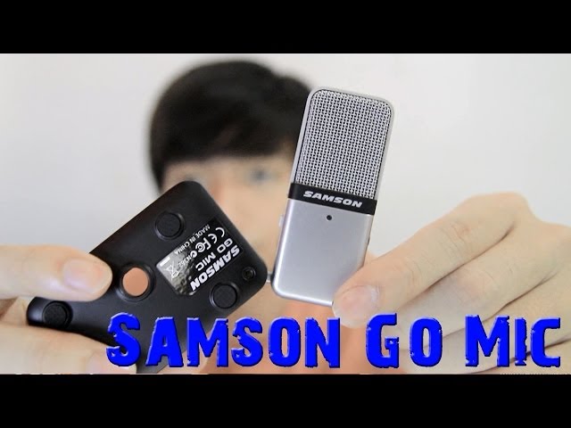 Cheep USB Microphone under $50 - Go Mic by Samson - Open Box