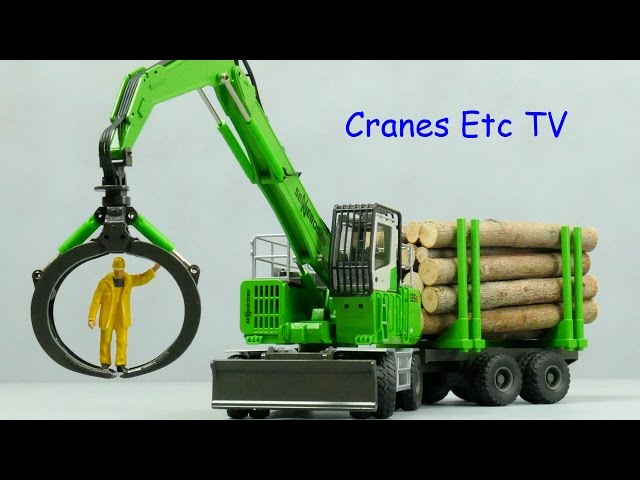 Conrad Sennebogen 735 E Log Handler by Cranes Etc TV