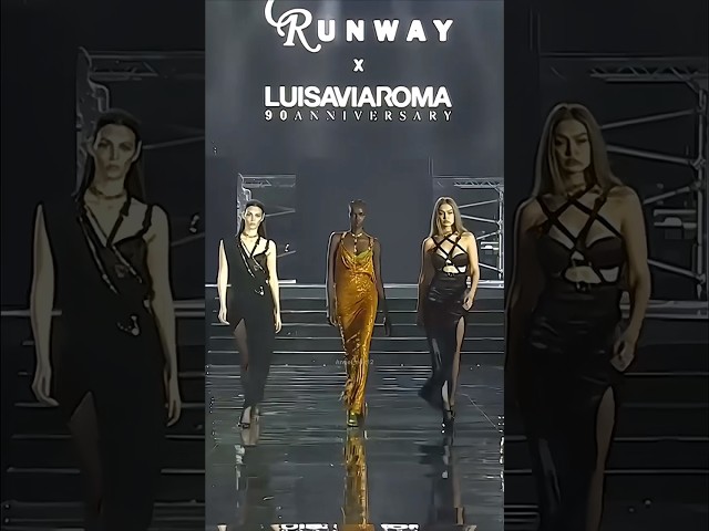 Gigi Hadid, Anok Yai, and Vittoria Ceretti for the cr runway x luisaviaroma ✨ #supermodel #runway