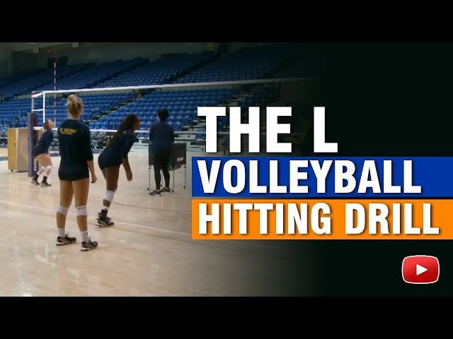 Inside Volleyball Practice - The L Hitting Drill - Coach Ashlie Hain