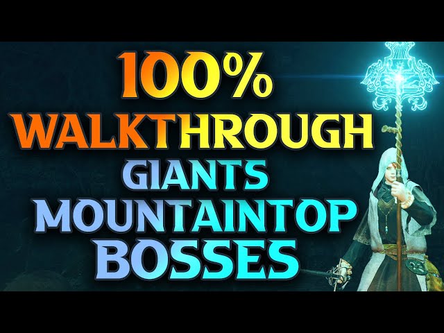 Part 99 - Mountaintop Open World Bosses - Elden Ring Walkthrough Gameplay guide
