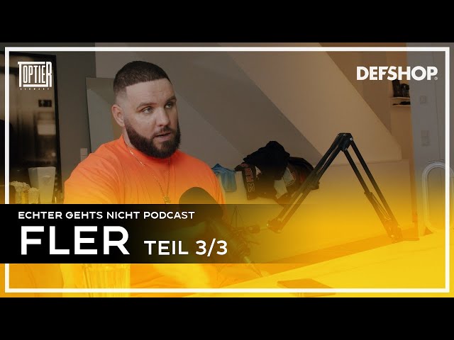 FLER über Internet-Beef, deutsche Gangster-Rapper und seine Kindheit #echtergehtsnicht Podcast (3/3)