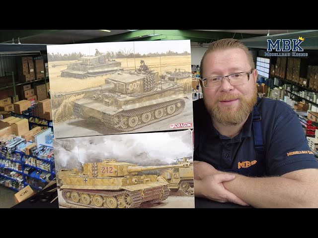 MBK unboxing #946 - 1:35 Tiger I late - Wittmann Special & Tiger I w/Zimm. Normandy '44 (Dragon)