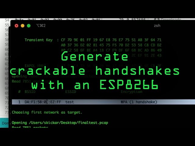 Generate Crackable Handshakes with the ESP8266 [Tutorial]