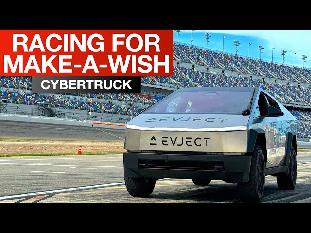 Tesla Cybertruck - Racing At Daytona For Make-A-Wish