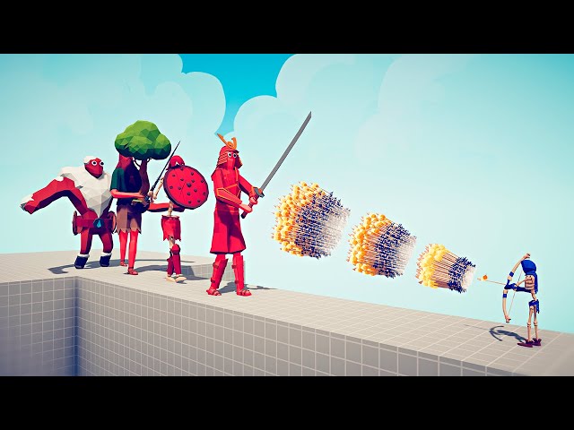 FOUR GIANTS vs ONE EVERY GOD - Totally Accurate Battle Simulator | TABS