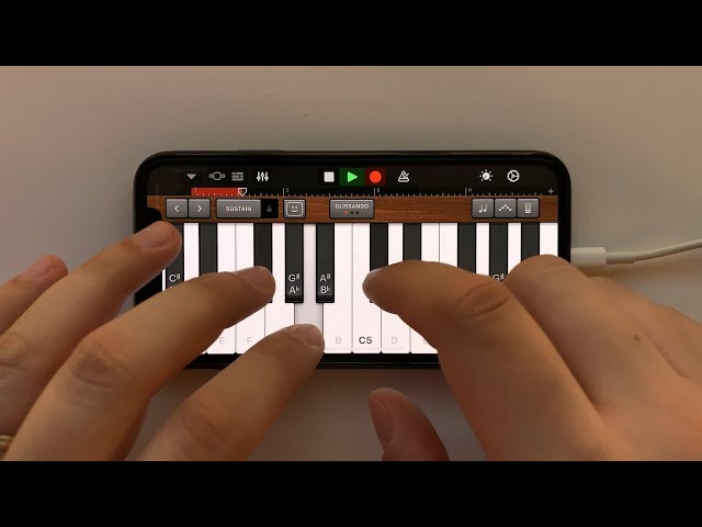 Tones and I - Dance Monkey on iPhone (GarageBand)