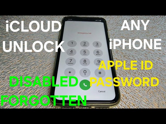 Free iCloud Unlock from Any iPhone with Disabled/Forgotten Apple ID and Password