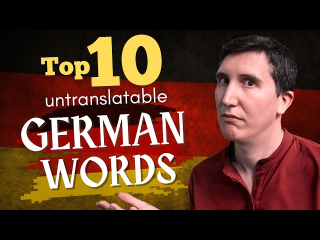 Top 10 words we should steal from German