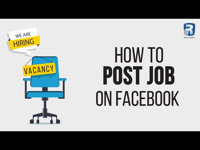 How To Post A Job On Facebook Page | Rehan Allahwala | HowTo