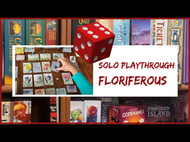 Floriferous Board Game: Solo Playthrough #boardgames #sologameplay