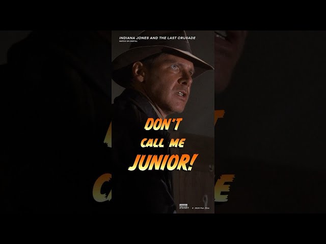 DON'T Call Me Junior! 💥 #IndianaJones