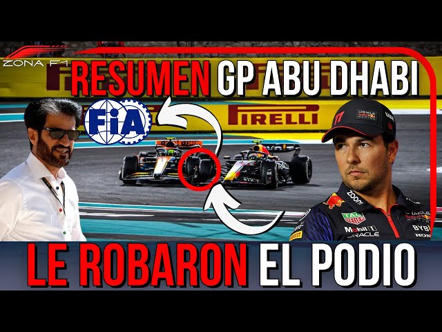 Checo Perez: El Robo Descarado de FIA | GP Abu Dhabi Formula 1