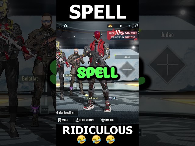 Spell ridiculous haha  #shorts #shortvideo #gaming