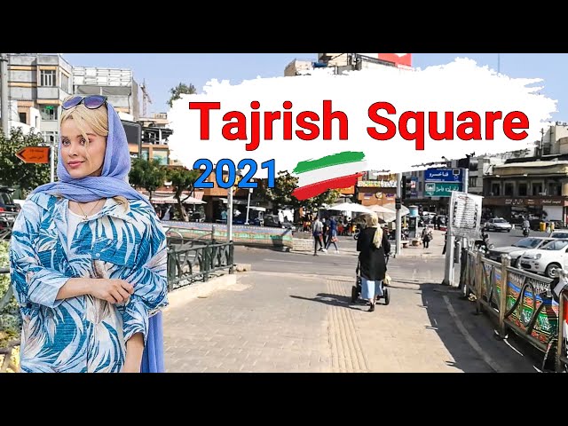 Tehran, Iran 2021 - Walking In Tajrish Square | Beautiful Street | Walking tour / تهران میدان تجریش