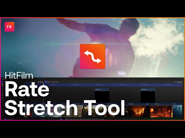 How to use the Rate Stretch Tool in HitFilm | Editing Techniques