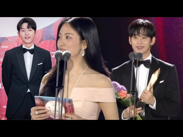 Kim Soo Hyun missed the best male lead award,Song Hye Kyo clashed with Song Joong Ki at Baeksang2024