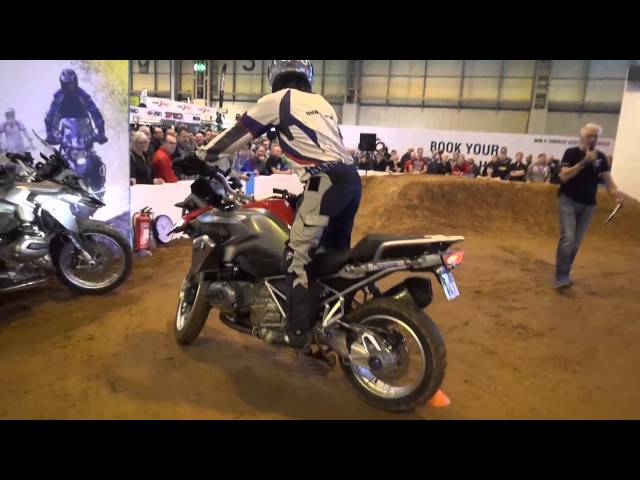 The BMW GS Off Road Skills Demo at Motorcycle Live