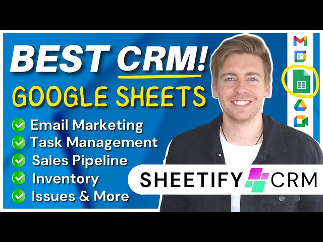 My Best Google Sheets CRM | Email Marketing, Task, Inventory Tools & More (Sheetify CRM 4.0)