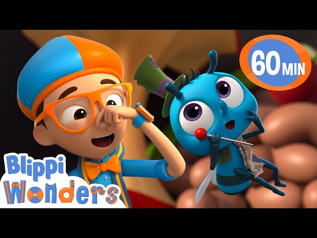 Blippi finds out why flies love garbage! | Blippi Wonders Educational Videos for Kids