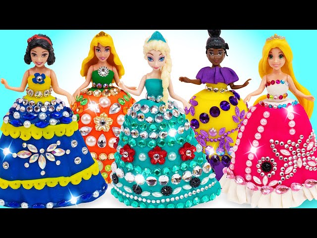Disney Princesses Dress Up - How to Make Awesome Outfits for Dolls