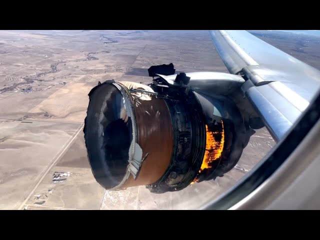 Plane Engine Explodes Mid-Flight