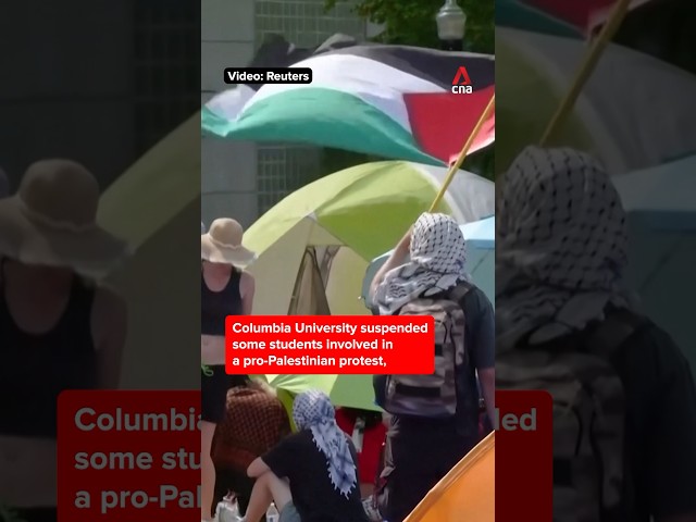 Columbia University suspends pro-Palestinian protesters after negotiations fail