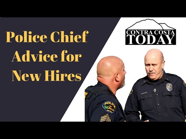 Police Chief Offers Career Advice for New Officers