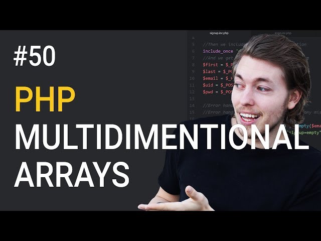50: What are multidimensional arrays in PHP - PHP tutorial