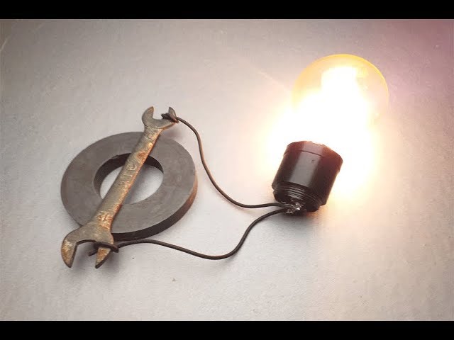 Electric Science Free Energy Using Magnet With Light Bulb At Home 2019.