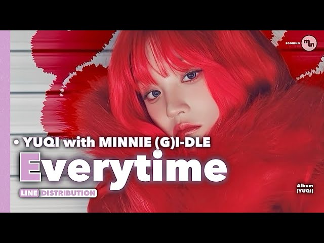 YUQI with MINNIE (G)I-DLE - Everytime | Line Distribution