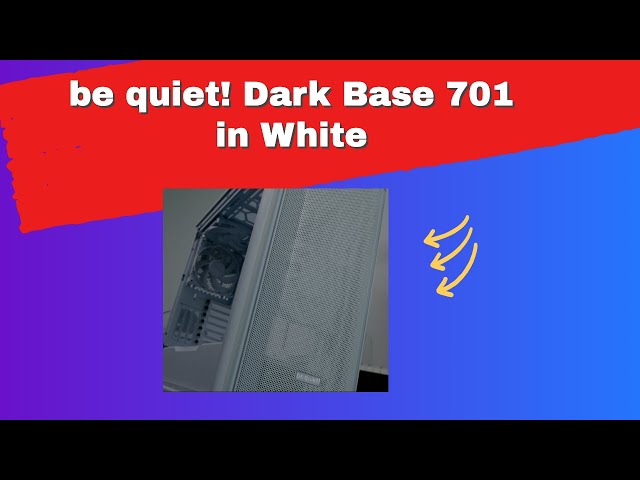 be quiet! Dark Base 701 In White PC Case (vs 901)