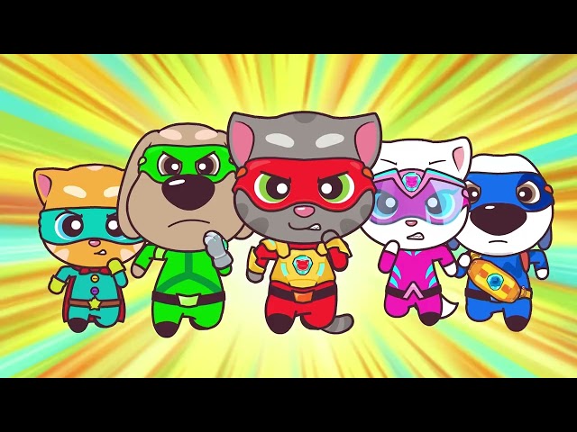 Revenge of the Garbage Monster | Talking Tom Heroes | Cartoons for Kids | WildBrain Superheroes