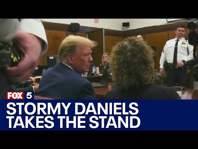 Stormy Daniels takes the witness stand