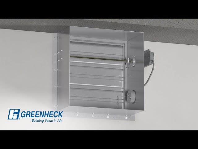 Greenheck - UL555 Three Sided Retaining Angle Installation