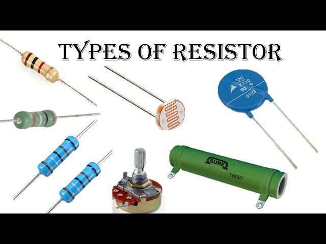 Types of Resistor   Working  and uses  of all types In English