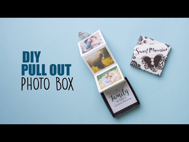 DIY Pull Out Photo Box | Accordion Photo Album