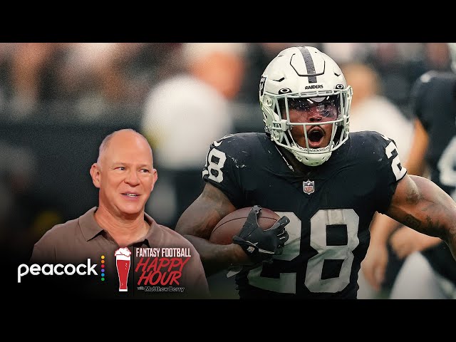 Josh Jacobs could outproduce Saquon Barkley in 2024 | Fantasy Football Happy Hour | NFL on NBC