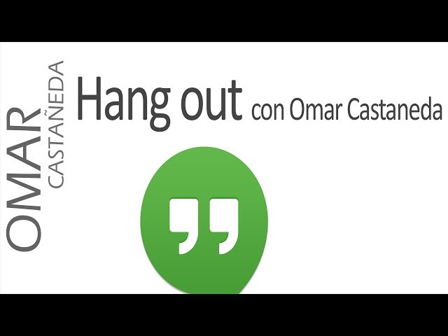 Omar Castaneda Hangout! Contestando preguntas: Tecnologia, Redes sociales, Windows y Mac