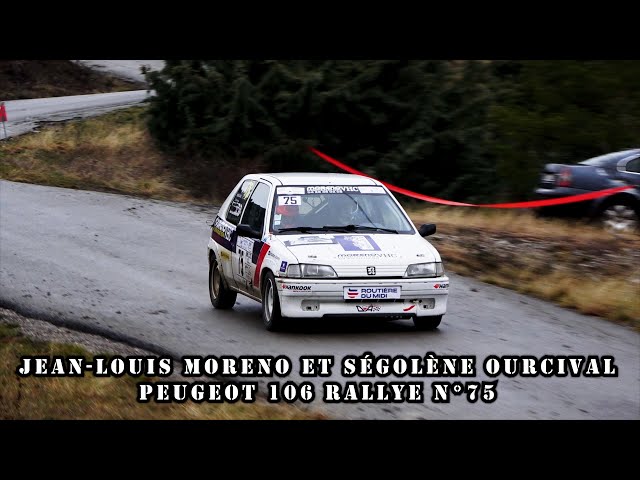 Rallye Hivernal du Dévoluy 2023 - Peugeot 106 Rallye N°75 - Jean-Louis MORENO et Ségolène OURCIVAL
