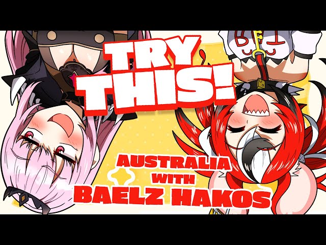 【WE'RE IN AUSTRALIA!】trying food with @HakosBaelz