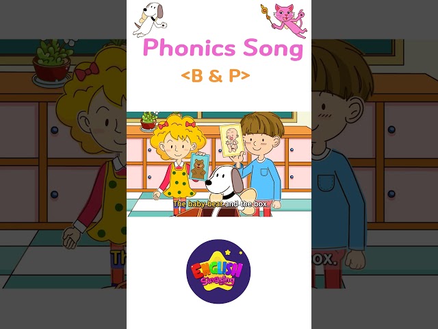 Phonics Song 2 (B&P) (Phonics) - English song for Kids - English Sing sing #shorts