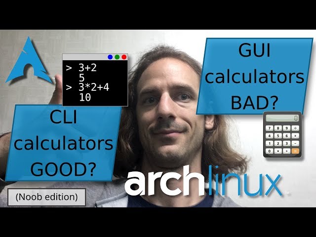 Calculator software for Arch Linux - GUI or not GUI?