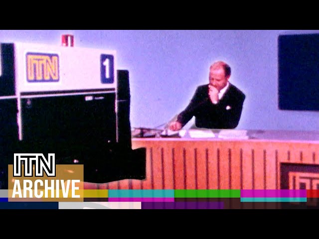 Fascinating Behind the Scenes Look at 1970s News at Ten (1971)