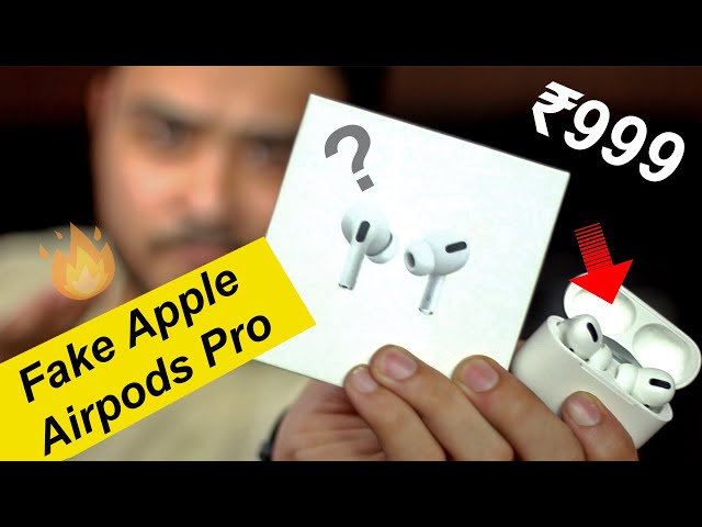 Apple AirPods Pro Clone ₹999 From Amazon | Fake Apple AirPods Pro Unboxing & First Look🎧 🔥
