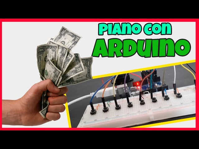 Como hacer un piano con Arduino | Tinkercad | Toca canciones en Arduino