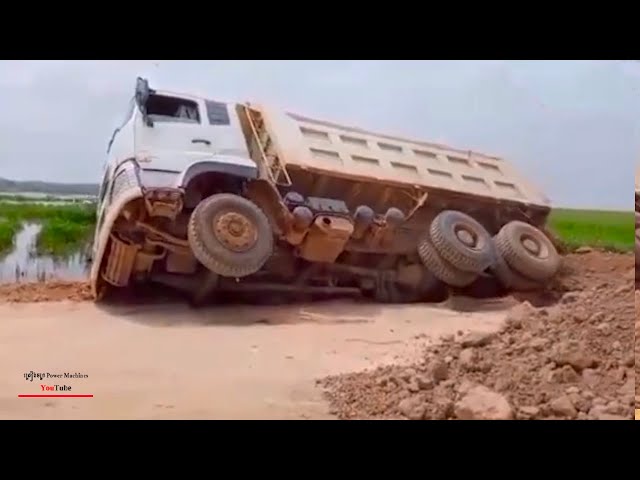 impressing dump truck fails & working heavy equipment