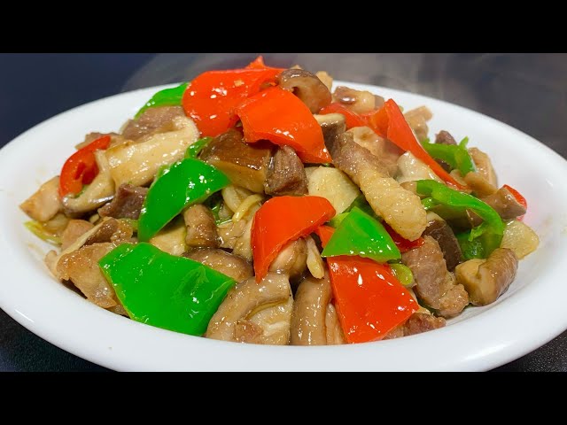 A home-cooked mushroom meal, nutritious and delicious, delicious and delicious,