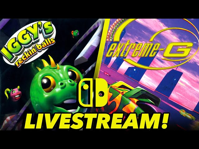 Iggy's Reckin' Balls & Extreme G 64 are OUT NOW on Switch! - NSO Livestream