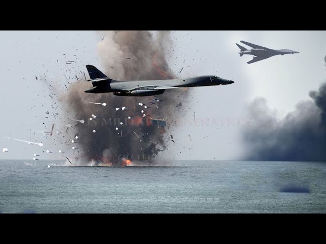 Iran Shocked! U.S. Air Force B-1 Bomber Fly at Full Throttle Toward the Red Sea